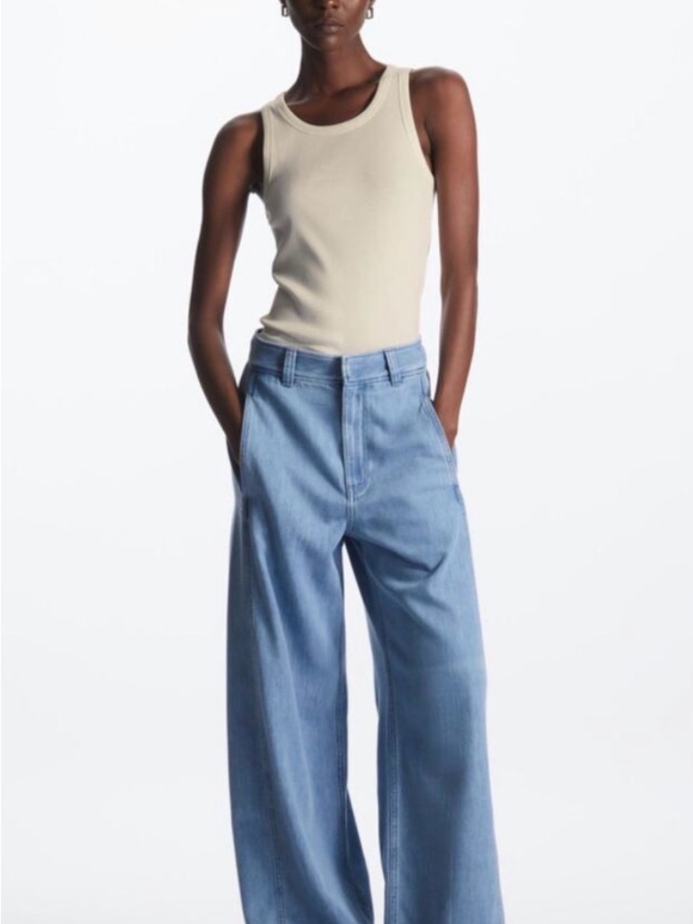COS Wide-Leg High-Rise Jeans